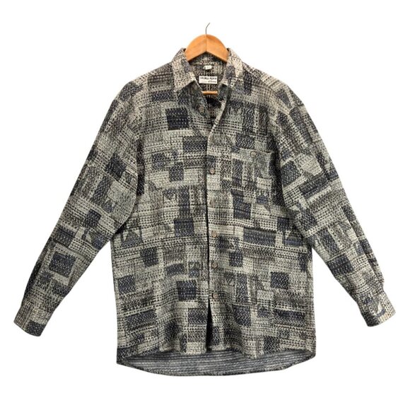 Georg Roth of Germany Shirt Sz 40/M Business Casual Geometric Abstract Textured - Picture 3 of 15